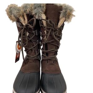 Northside black/Brown.Water proof Winter Boot.Sz 8